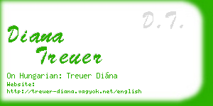 diana treuer business card
